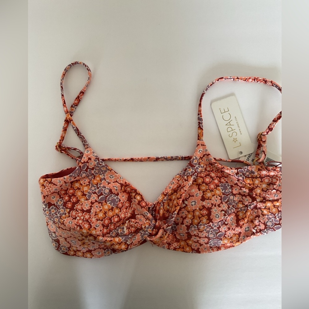 L*Space Ringo Bikini Top Size medium NWT
